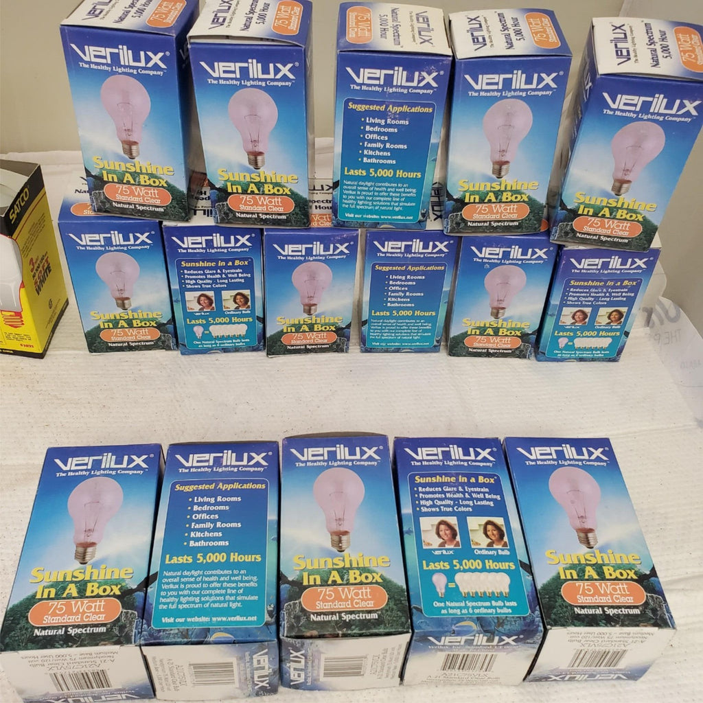 Lot of SATCO & VARILUX Assorted Light Bulbs