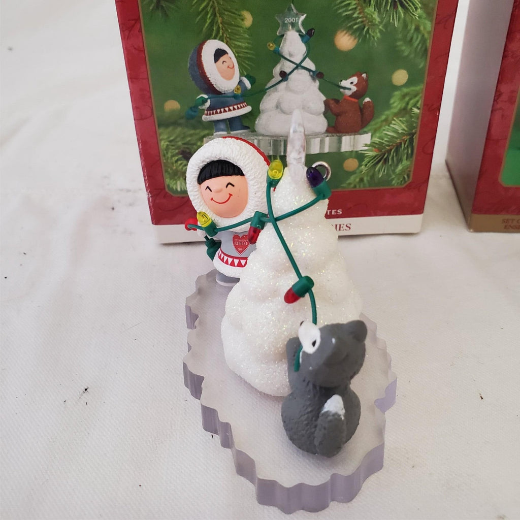 Set of 2 Hallmark Keepsake Ornament Frosty Friends #2
