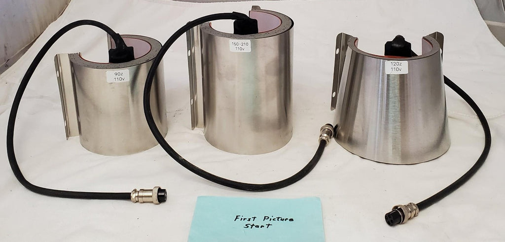 Lot of 3 Sublimation Mug Heating Element for Mug Heat Press