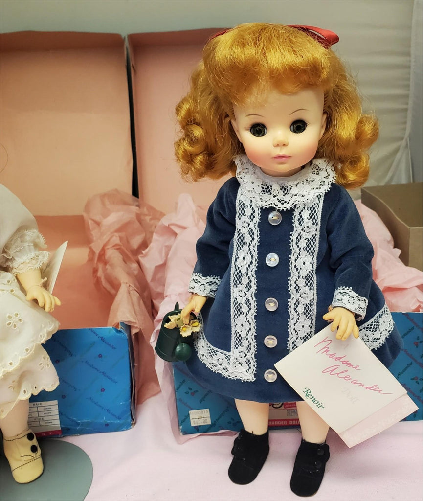 Madame Alexander #1575 Degas Girl #1578 Renoir Dolls Set with Box