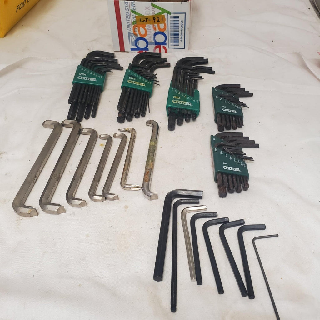 Lot of Assorted Hex Allen Wrench Key Set LOT-921