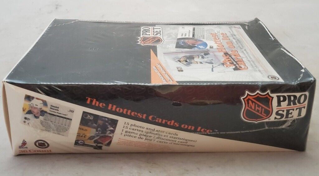 1991 Pro Set NHL Hockey Wax Box Hottest Cards on Ice 36 Packs