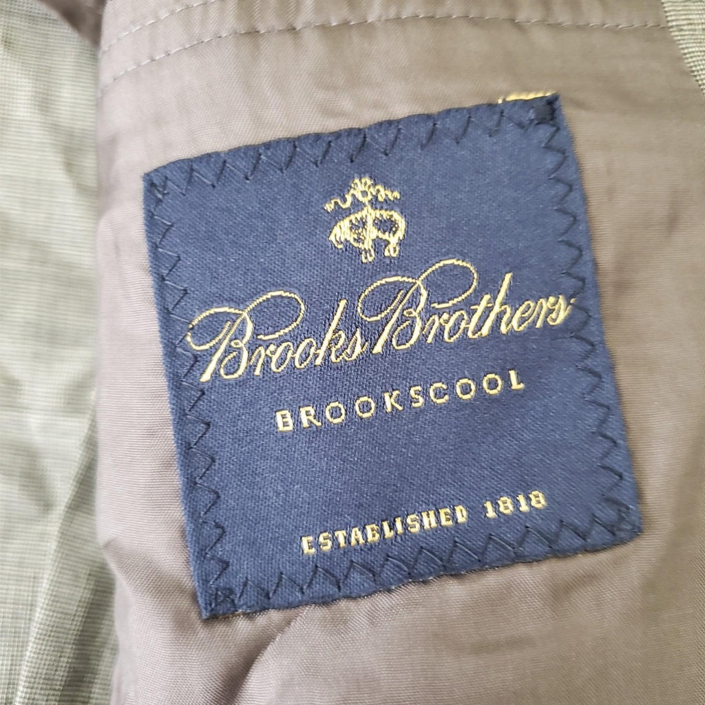Brooks Brothers Brookschool Wool Grey 2 Button  Blazer Suit Jacket Sport Coat 