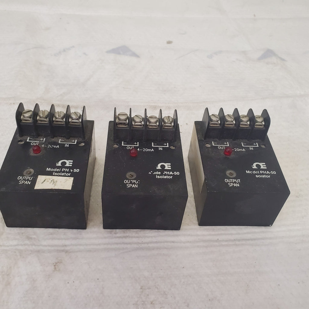 Lot of 3 Omega Engineering PHA-50 Isolator Module