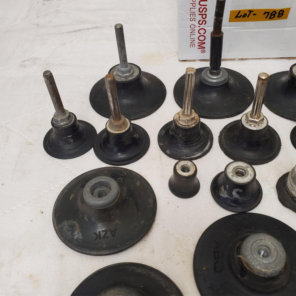 Lot of Assorted Roll Lock Mandrel Sanding Disc Holder LOT-788