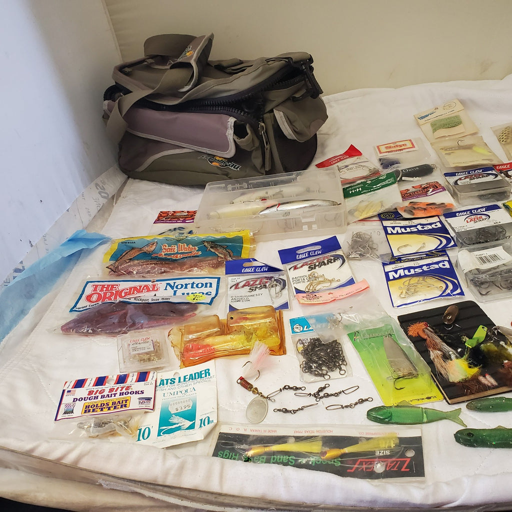 Flambeau Outdoors Systems Tackle Bag With Lot Fishing Lures