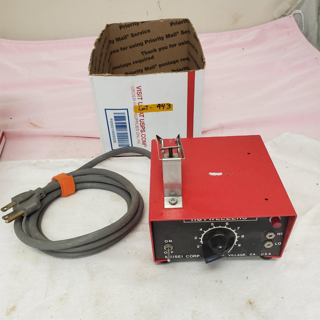 Meisei Corp Hot Tweezer ELC 015 Soldering Station LOT-943