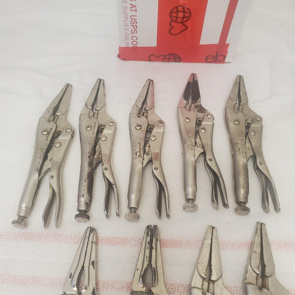 Lot of 9 Vise Grip Locking Pliers LOT-1039