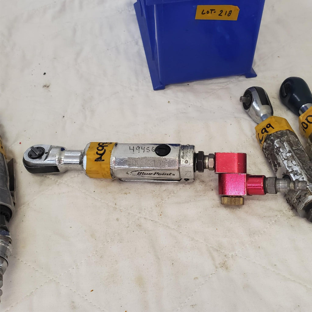 Lot of 5 Assorted Heavy Duty Pneumatic Air Ratchet Wrench Air Tool LOT-218