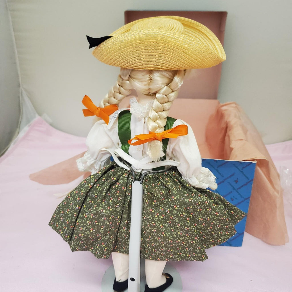 Madame Alexander #1580 Heidi Miniature Doll with Box & Stand