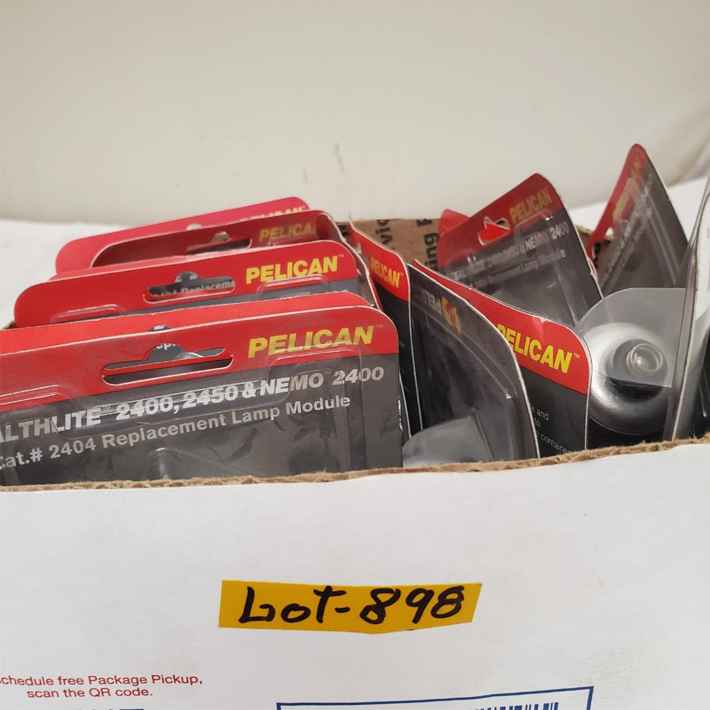 Lot of 14 Pelican Stealthlite 2400 2450 Nemo 2400 Flashlight LOT-898