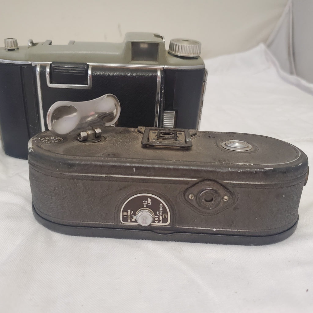 Lot of 3 Vintage Instamatic 304, Keytone 8 M.M & Kodak Tourist Camera