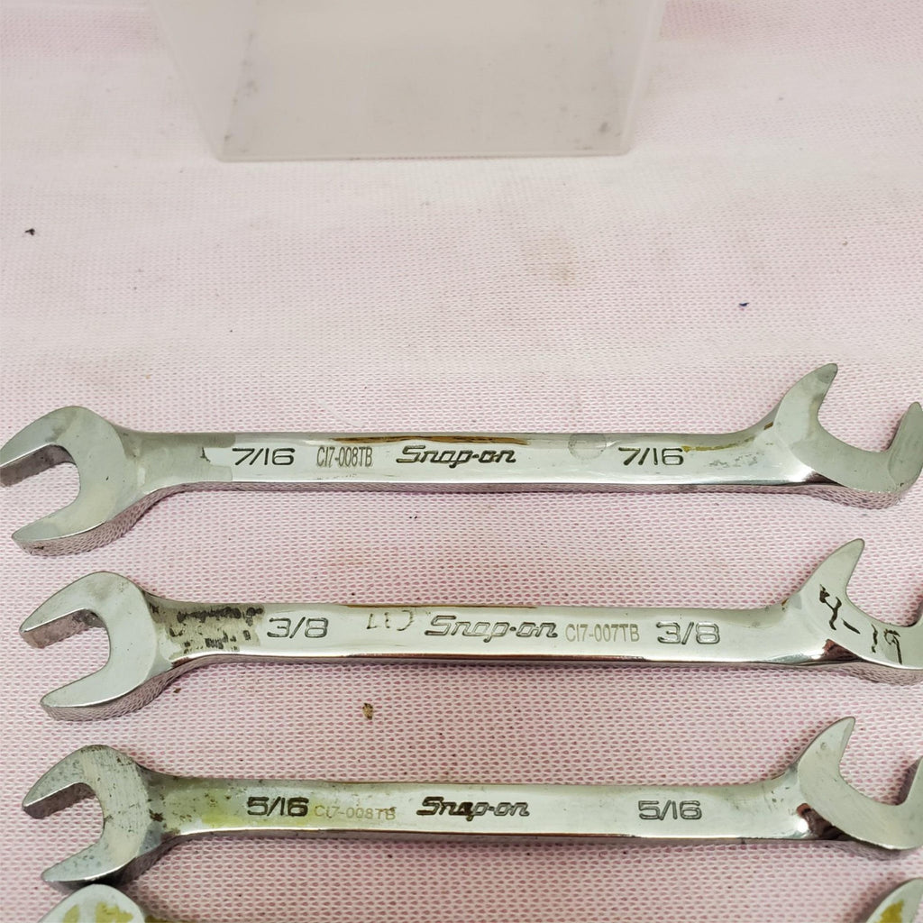 Lot of 6 Snap-on 4-Way Angle Head Open-End Wrench Set LOT- 779