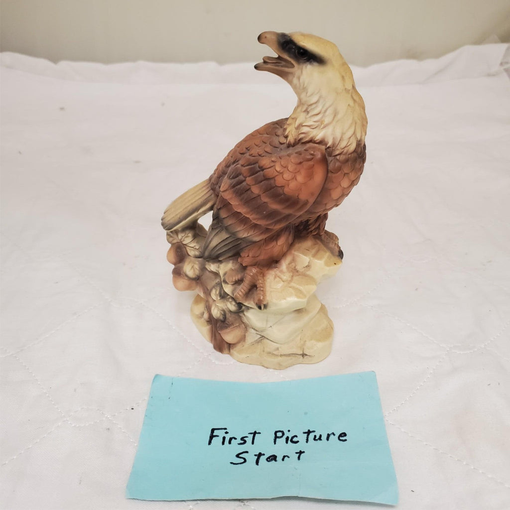 Vintage Eagle Ceramic Porcelain Figurine