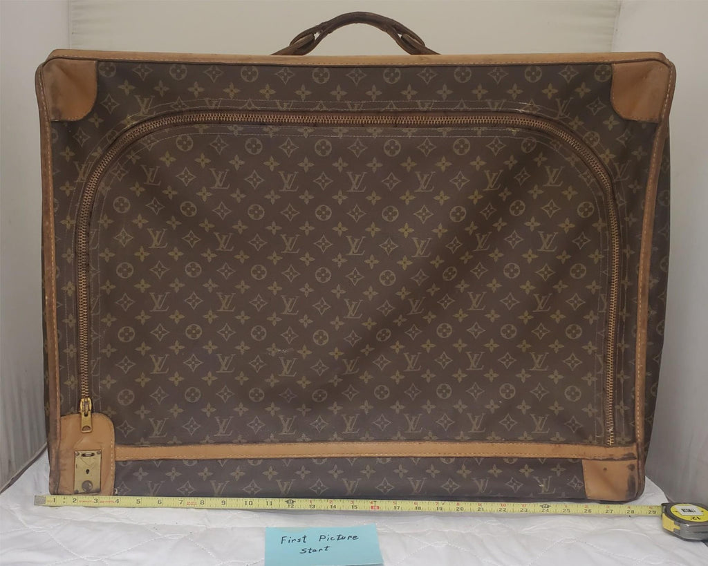 Rare Vintage Louis Vuitton Vachetta Leather Suitcase