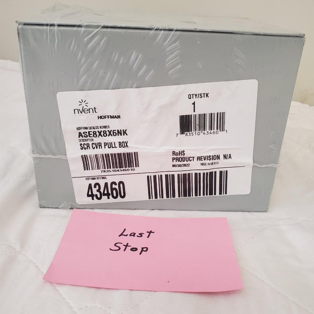 HOFFMAN Steel Screw-Cover Enclosure Type 1 no Knockouts, 8x8x6