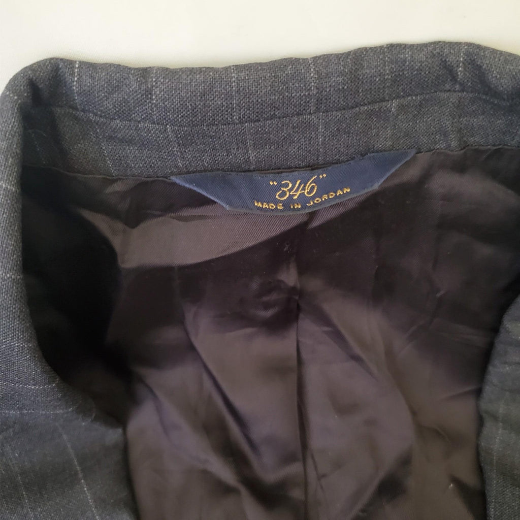 Brooks Brothers 346 STRETCH Wool Grey Blazer Suit Jacket Sport Coat 42R