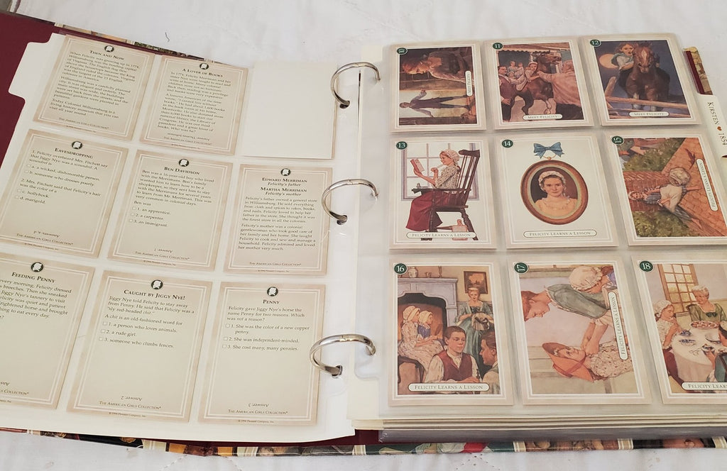 Vintage American Girls Collection Trading Album