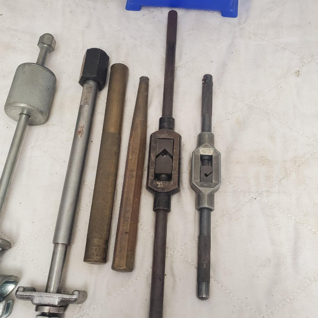 Lot of Assorted Hand Tools Tap Wrenches Slide Hammer Punch Set LOT-61