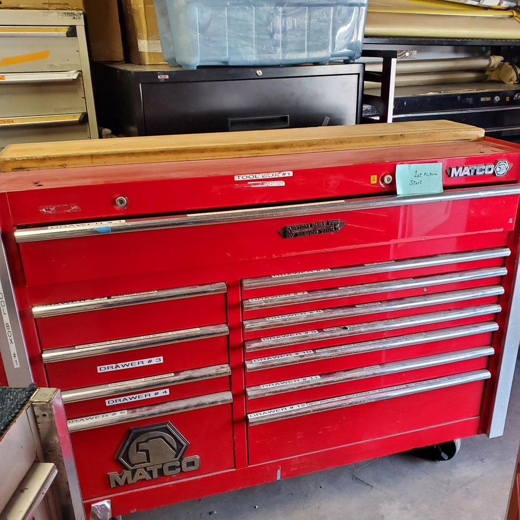 MATCO TOOLS Rolling Tool Box  w/12 Drawers (2) Local Pickup Only