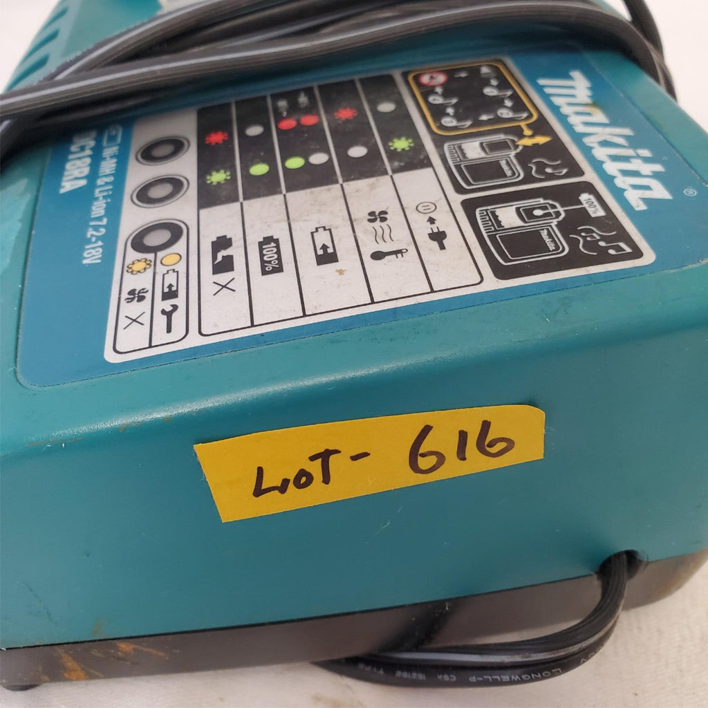 MAKITA DC18RC 7.2V 14.4V 18V Battery Rapid Charger LOT 616