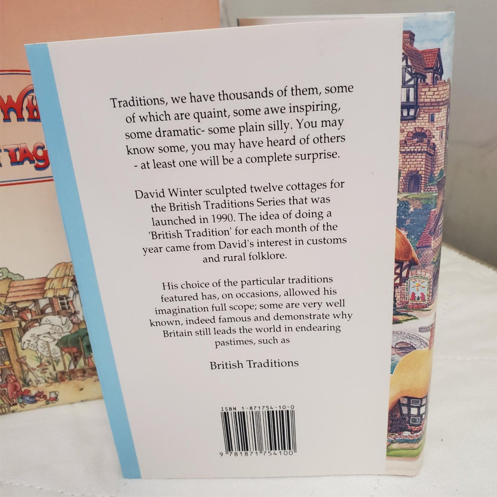 David Winter July British Traditions St Anne's Well Cottage & Well Dressing Book