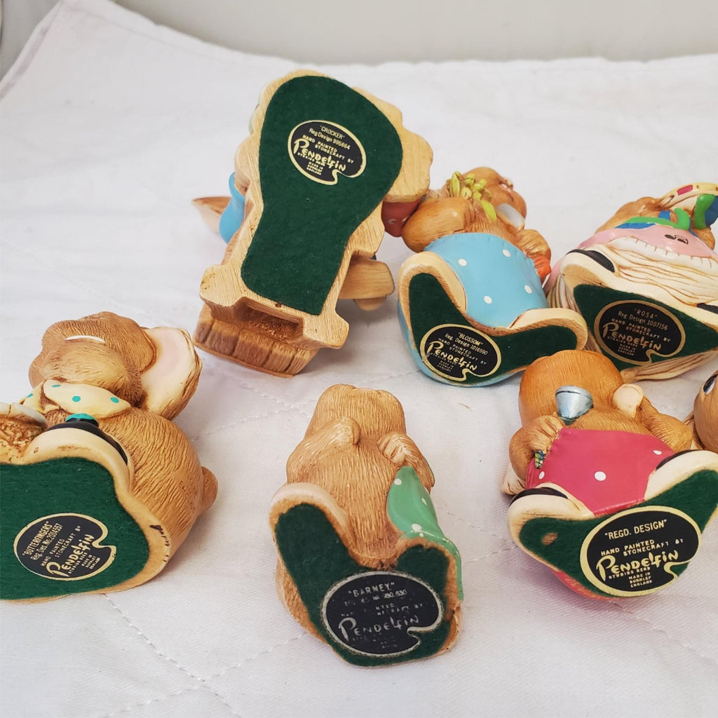 Lot of 12 Pendelfin Hand Painted and Made in England Figurines