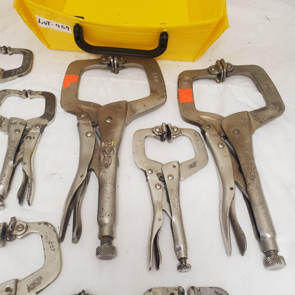 Pack of 11 Locking C-Clamp Vise Grip Pliers LOT-459