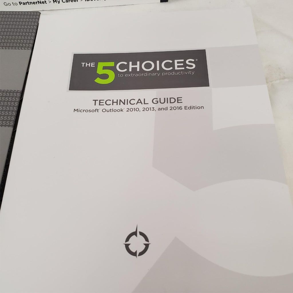 Franklin Covey The 5 Choices To Extraordinary Productivity 2016 Technical Guide