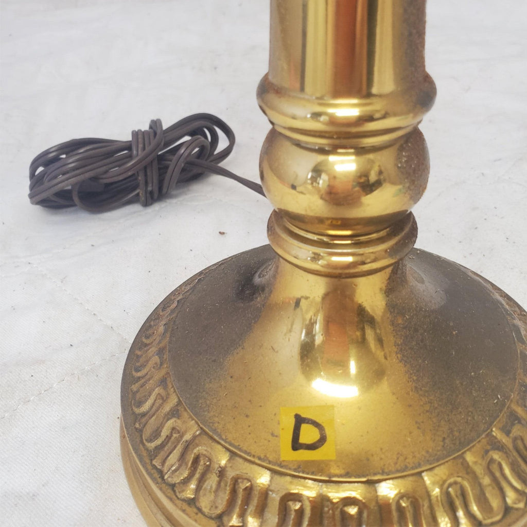 Vintage Brass Double Socket Stiffel Portable Table Lamp D