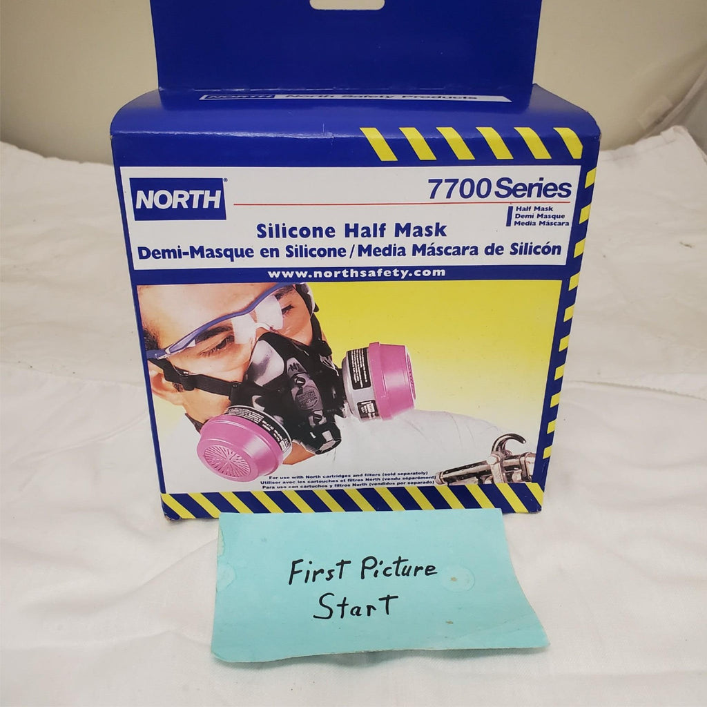 North Safety 7700-Series Respirator Silicone Half Mask 770030 Medium
