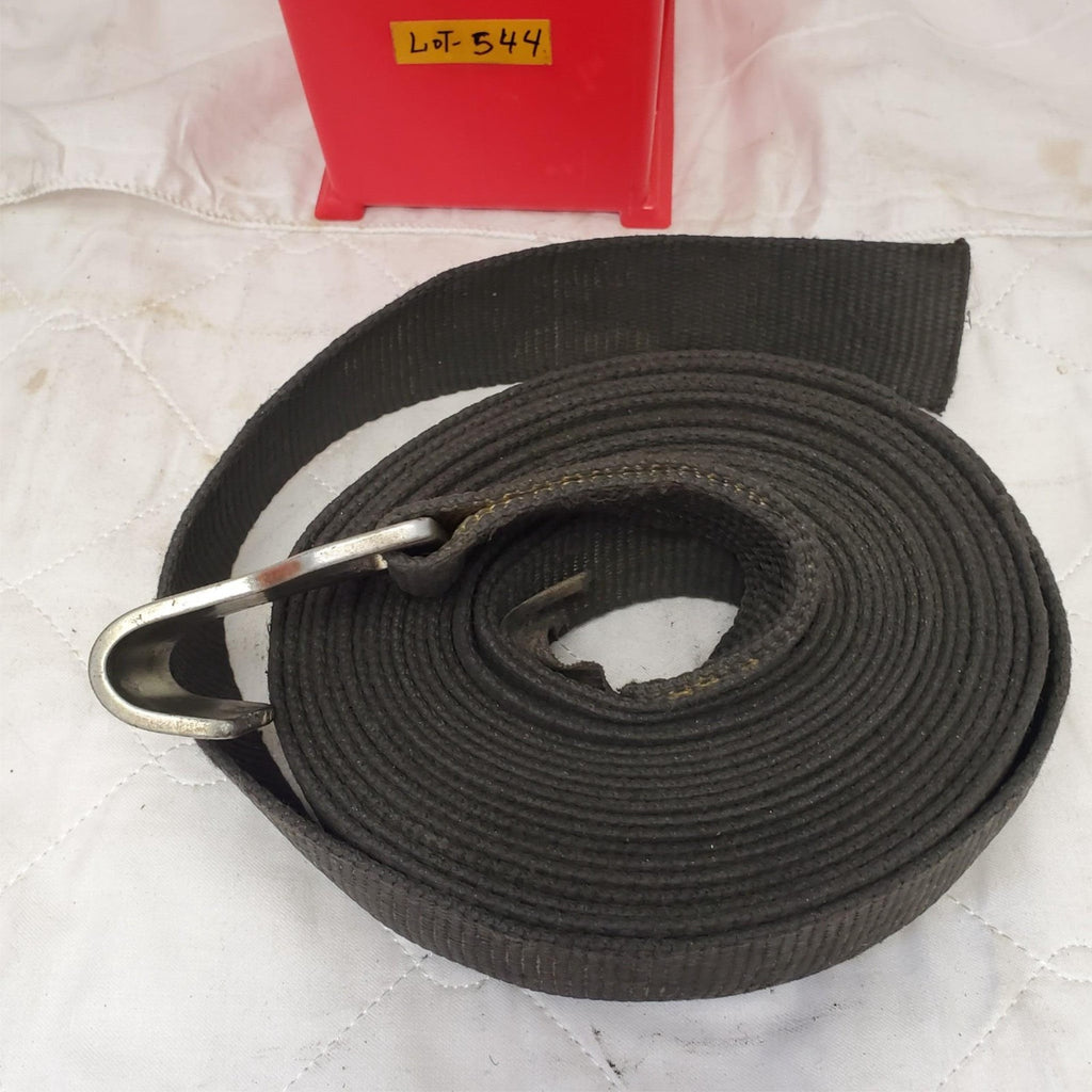 Black Winch Straps with Flat Hook LOT-544