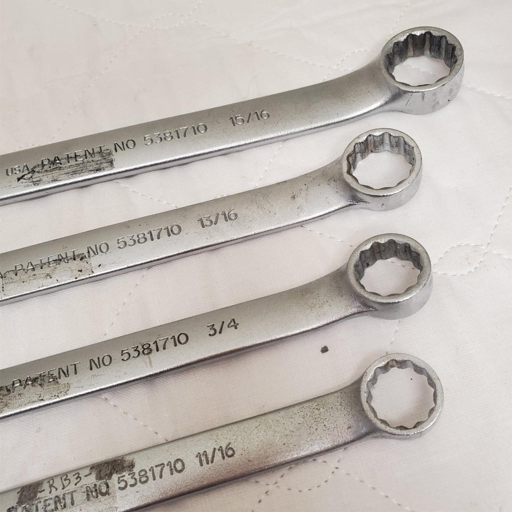 Lot of 4 Proto Anti-Slip Design Combination Wrench LOT-762