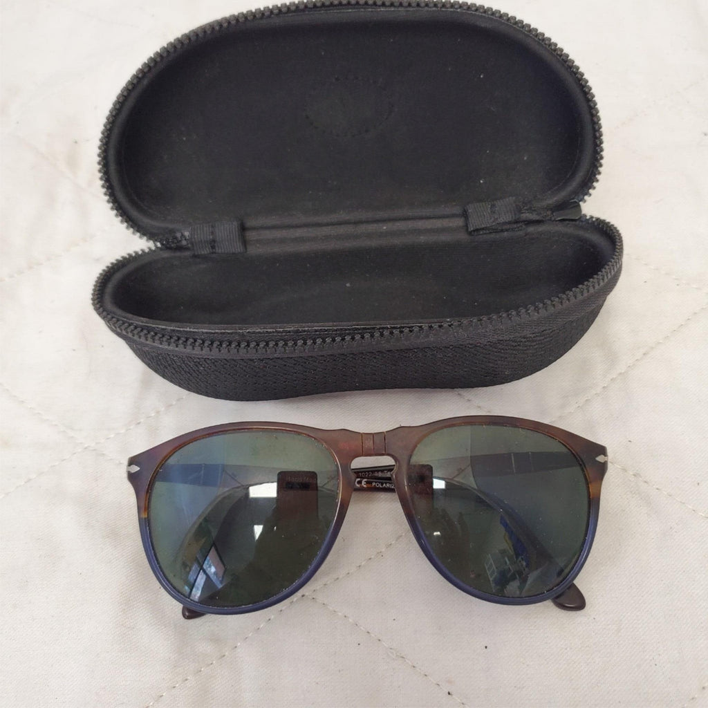 Persol Polarized 9649-S Terra E Oceano Brown Sunglasses with Costa Zipper Case