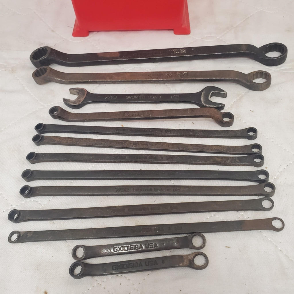 Lot of 13 Assorted Snap-On Box End Wrench & Other Wrenches LOT 533