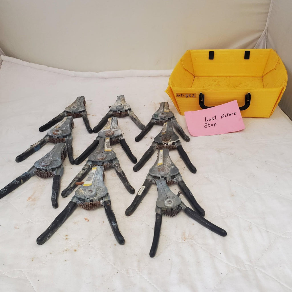 Lot of Assorted Various IDEAL Industries Stripmaster Wire Strippers LOT 552