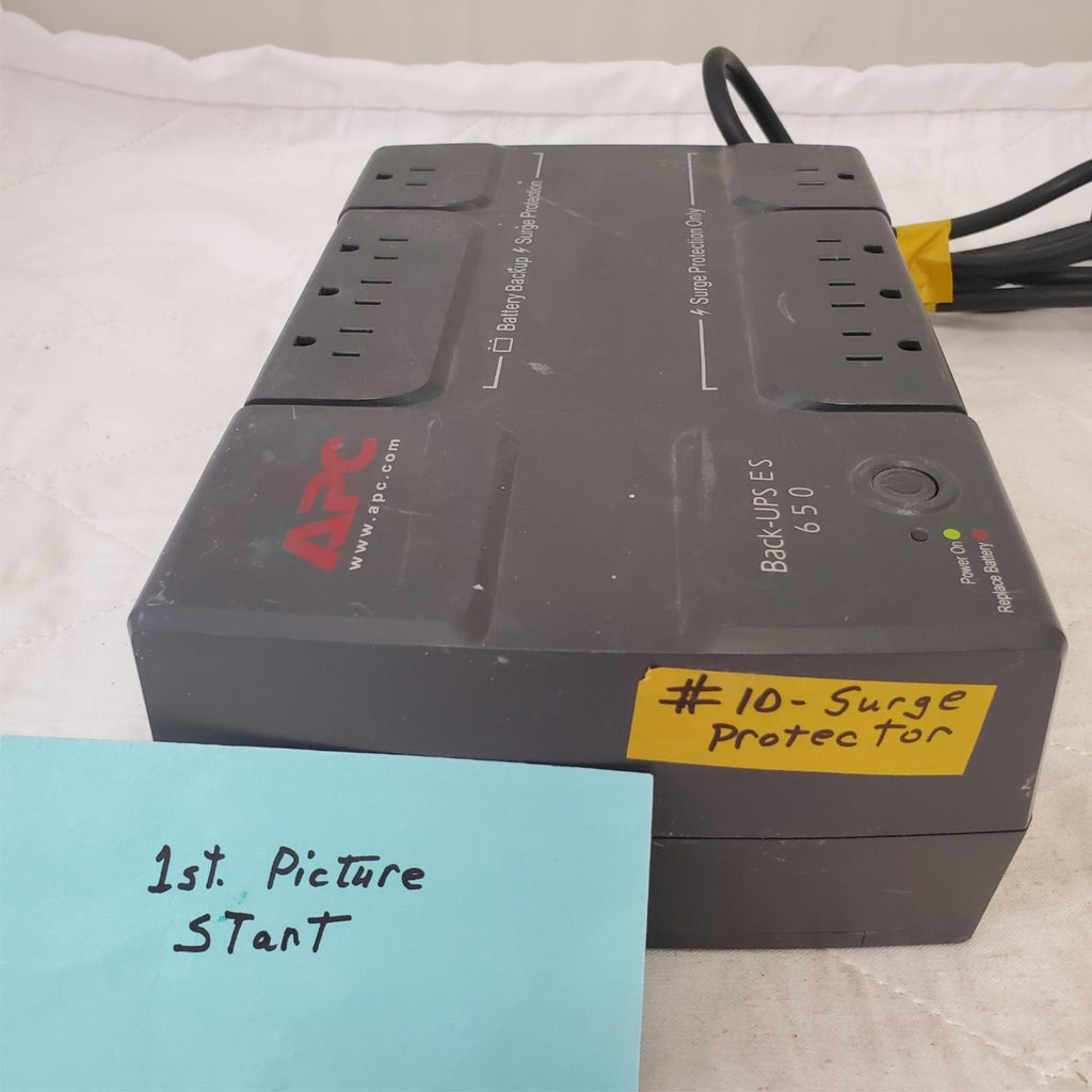 APC Back Up UPS ES 650 120V BE650R Surge Protected #10 (NO BATTERY INCLUDED)