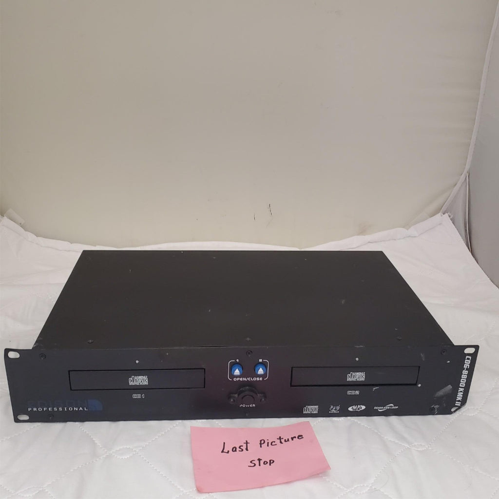 Edison Professional CDG-8800 KMK II Dual CD Player