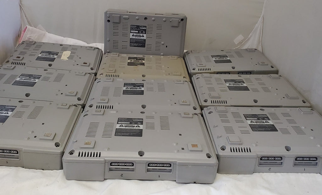 Lot of 10 Sony Play Station 1 Consoles For Parts #1