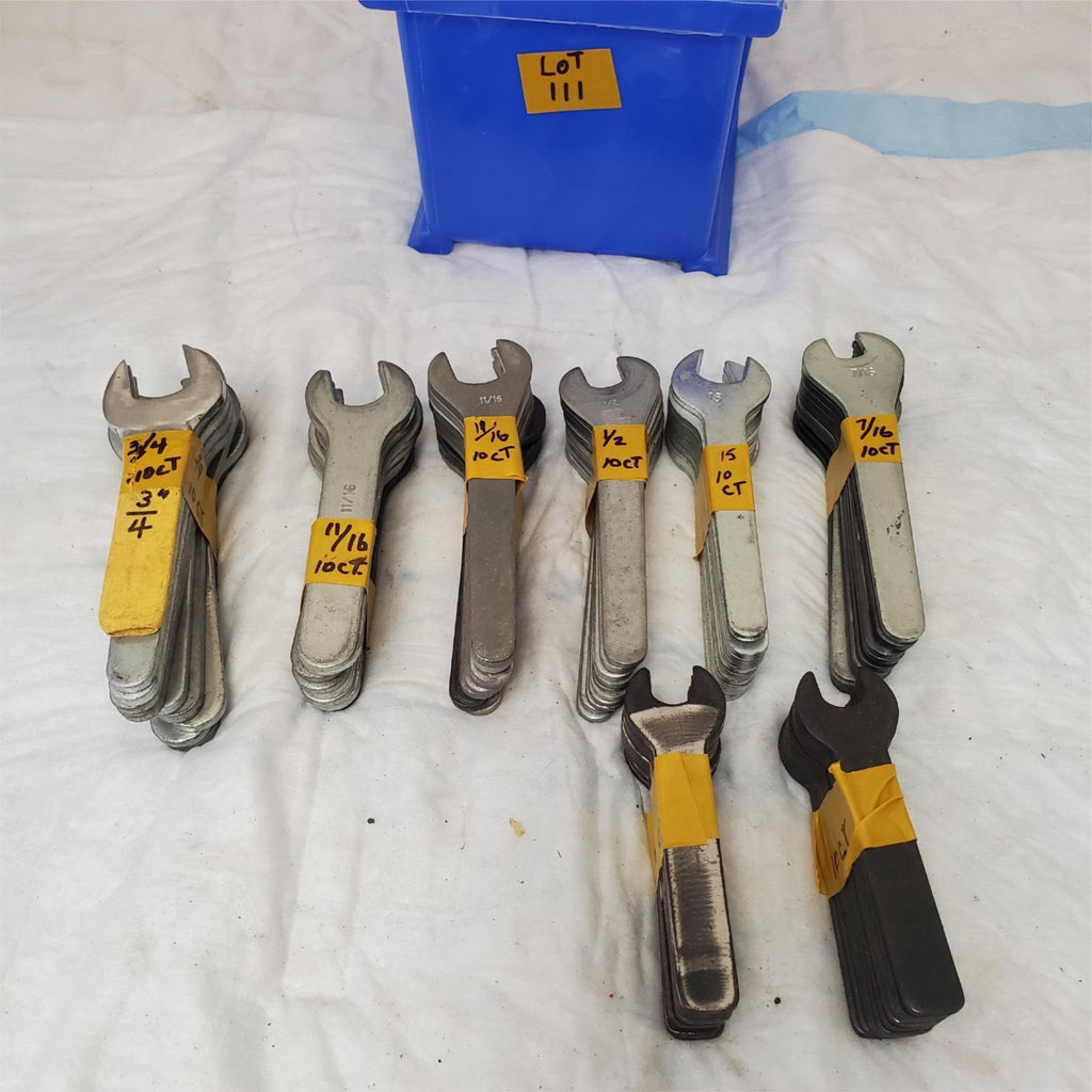 Lot of Combination Wrenches & Key Set in Different Sizes Lot 111