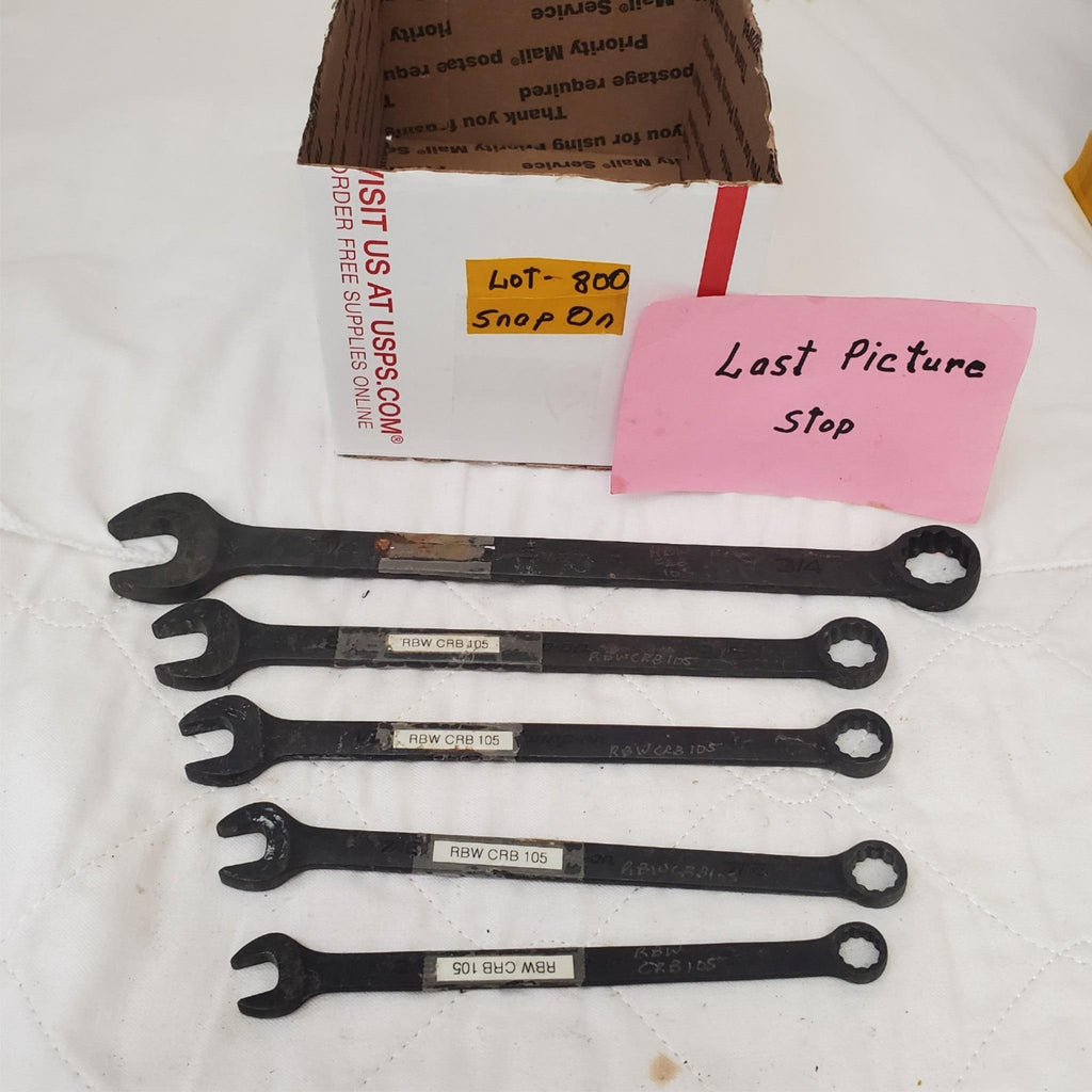 Lot of 5 Snap-On 12-Point Combination Box End Wrenches LOT-800