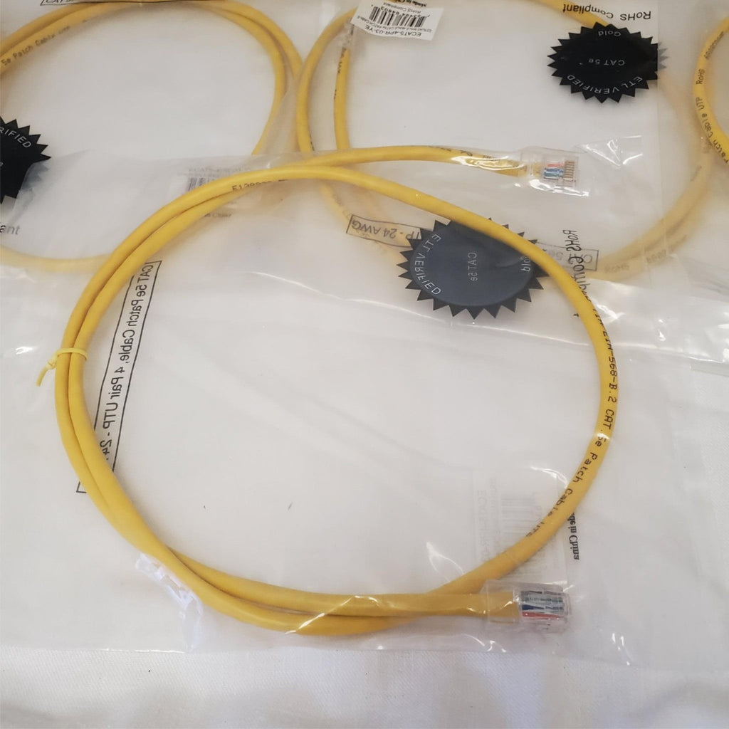 Lot of 26 CAT 5e Patch Cable, 4 Pair UTP - 24 AWG