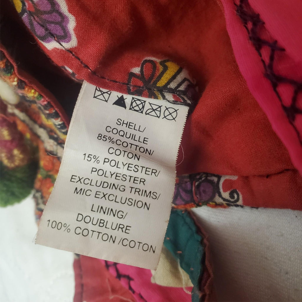 Vintage Cotton Handmade Peru Shoulder Bag