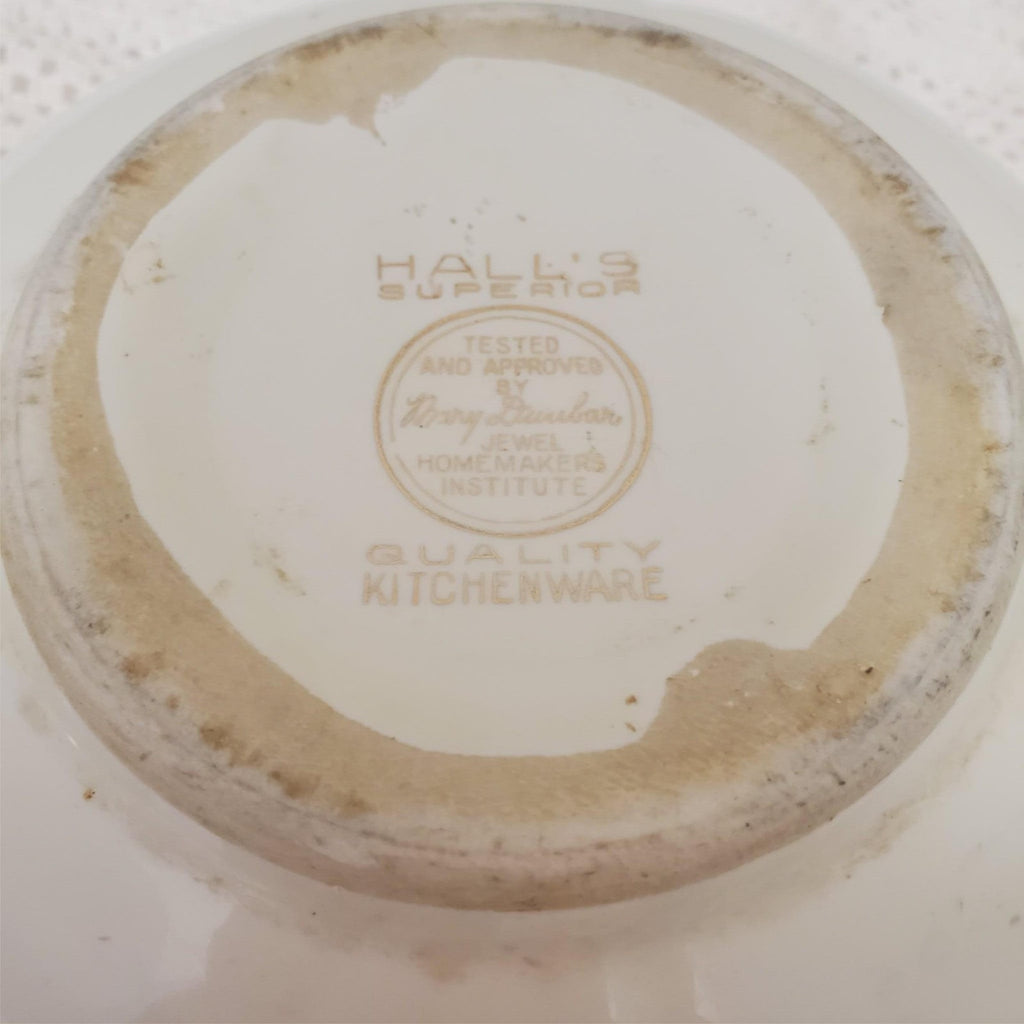 Set of 3 Hall's Superior Bowl. By Mary Dunbar Jewel Homemakers Institute