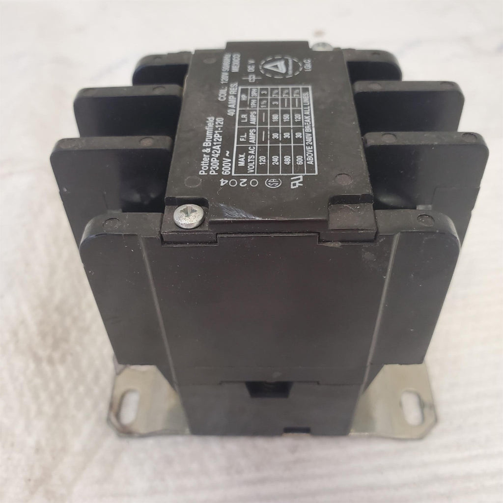 Potter & Brumfield P30P42A12P1-120 600V Contactor