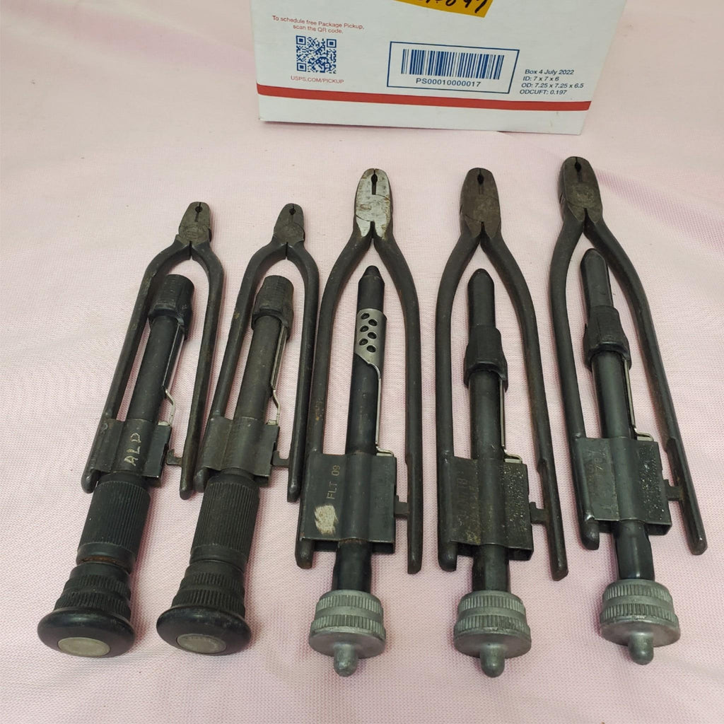 Lot of 5 Reversible Safety Wire Twister Pliers LOT-897