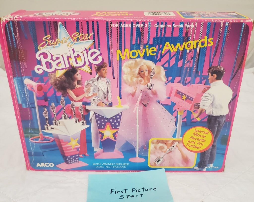 Arco 1988 Mattel Super Star Barbie Movie Awards Playset
