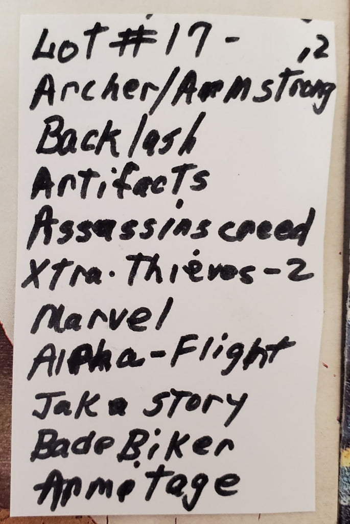 Lot of 12 Archer & Armstrong Backlash Marvel & Other Comic Books #17