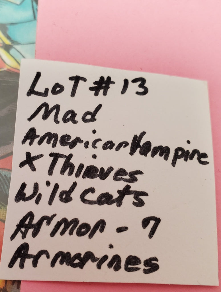Lot of 12 Wildcats Armor X-Thieves Armorines & Other Comic Books #13