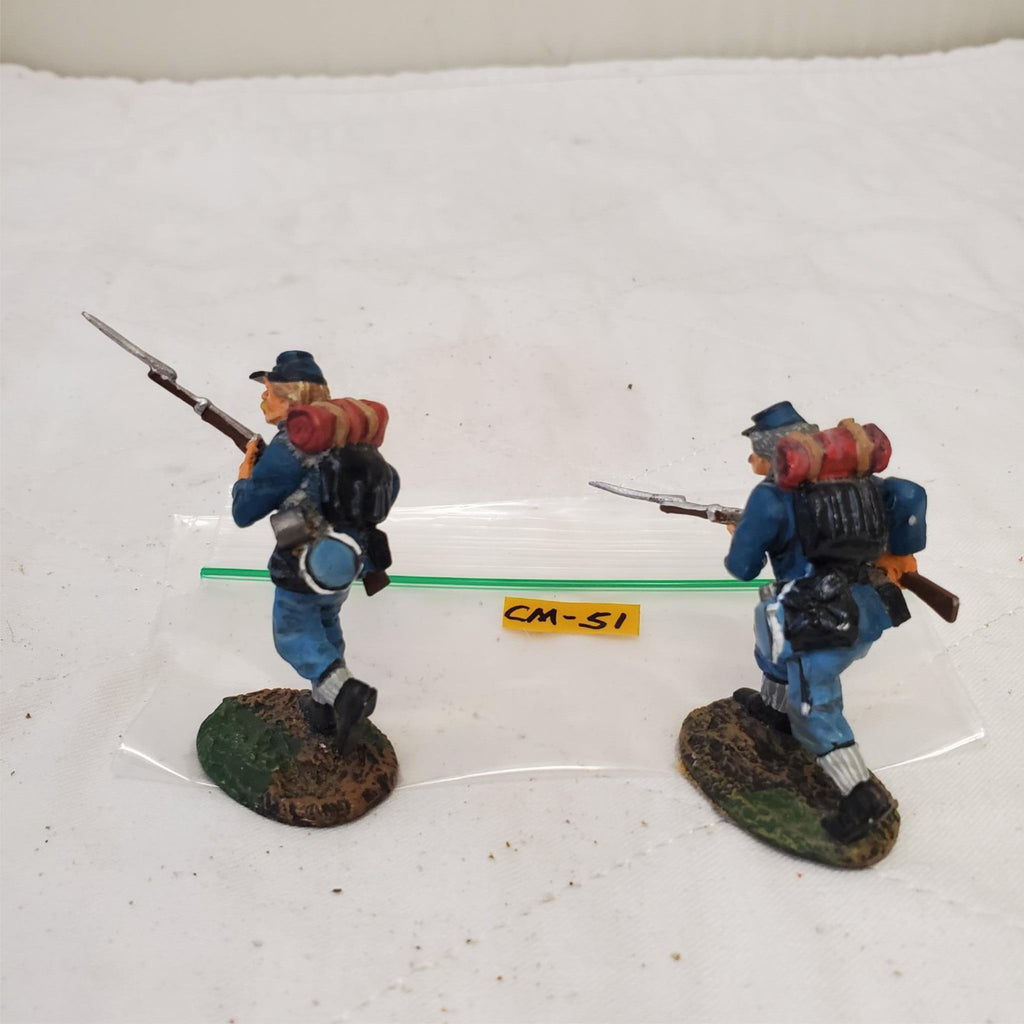 W. Britain Union Infantry Soldiers Advancing Mounted CM-51